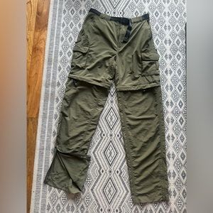 Magellan Men’s Zip-Off-Leg Fishing Pants in Dark Green - Size Medium